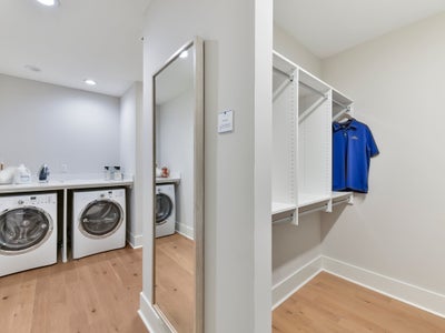 Owner's Closet with Laundry Room Sample. 4br New Home in Huntersville, NC