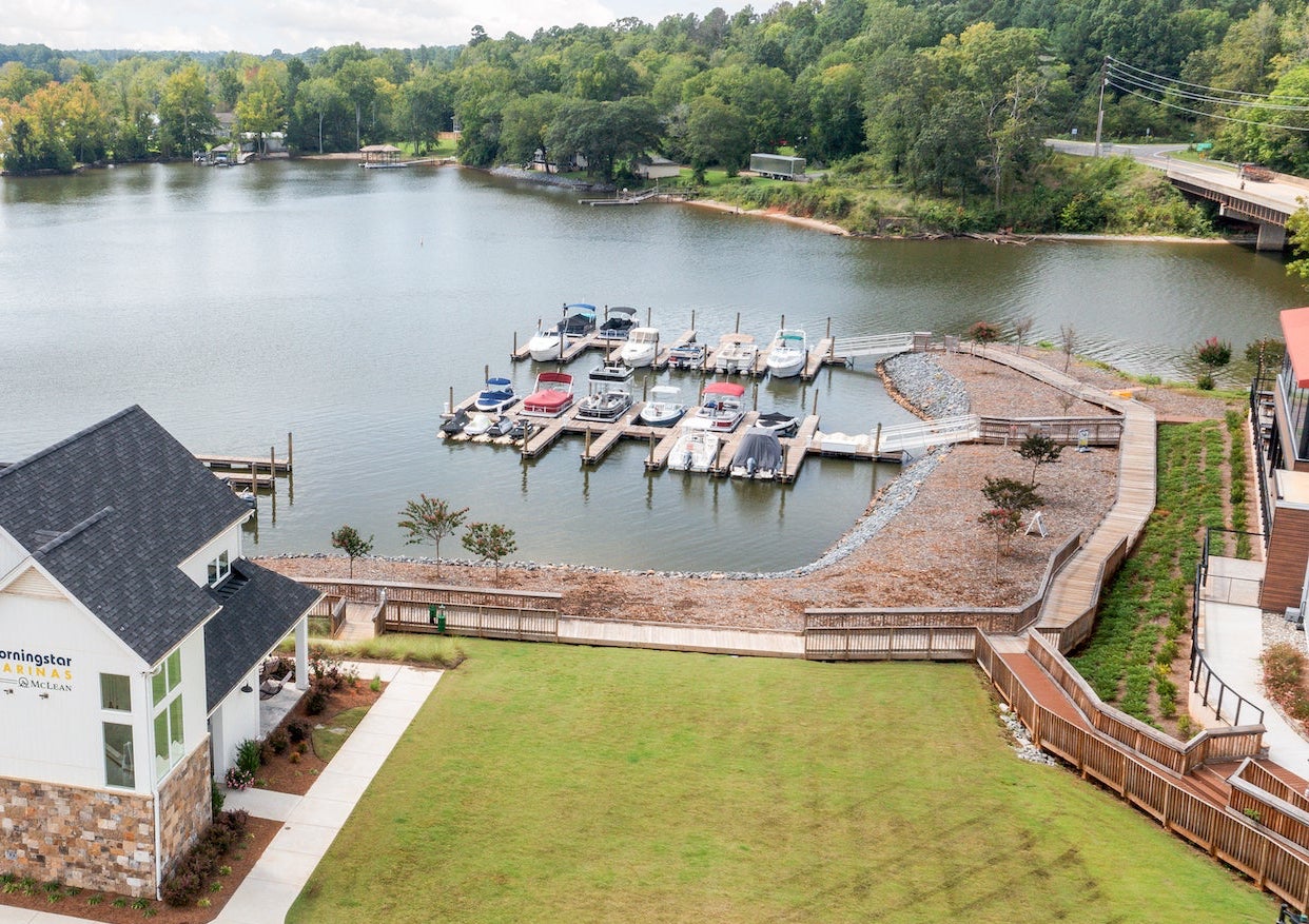 Concierge, ship store & rentals. McLean - Hunts Point New Homes in Belmont, NC
