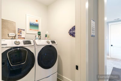 Laundry Room - Upstairs Sample. Charlotte, NC New Home