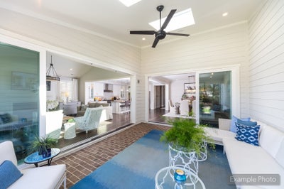 Outdoor Living Room Sample. Charlotte, NC New Home