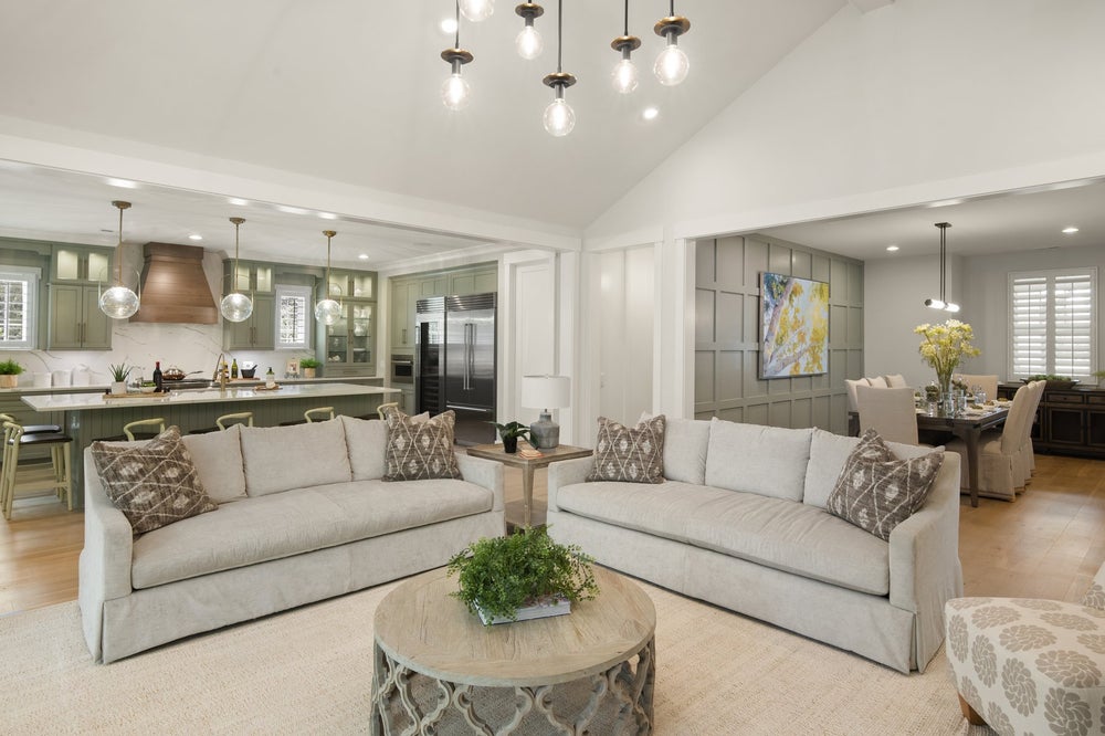 Great Room Sample. 4,740sf New Home in Huntersville, NC