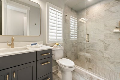 Bedroom 5 Bath Sample. New Home in Huntersville, NC