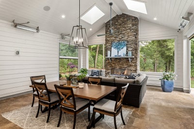 Outdoor Living Sample. Huntersville, NC New Home