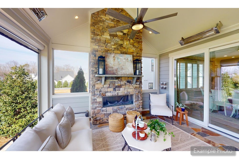 Outdoor Living Sample. Davidson, NC New Home