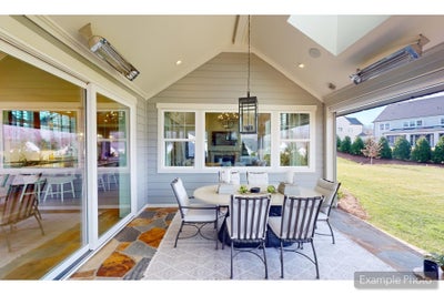 Outdoor Living Sample. 4br New Home in Davidson, NC