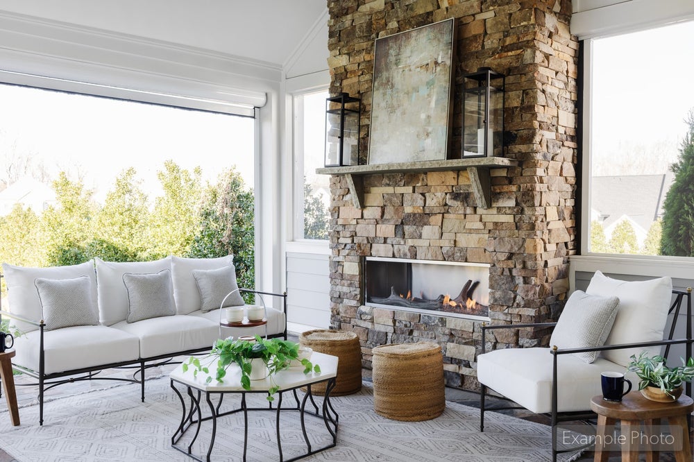 Outdoor Living Sample. 4br New Home in Davidson, NC
