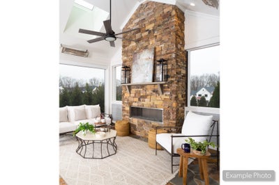 Outdoor Living Sample. 4,491sf New Home in Davidson, NC