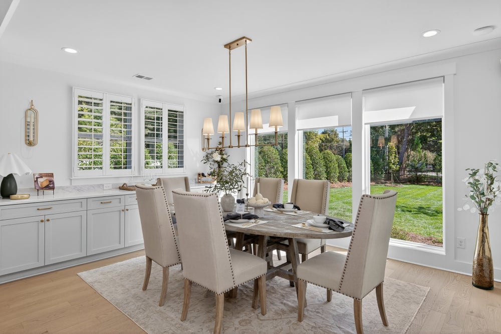 Optional Cabinets in the Dining Area add more storage. Laguna Sur Home with 4 Bedrooms