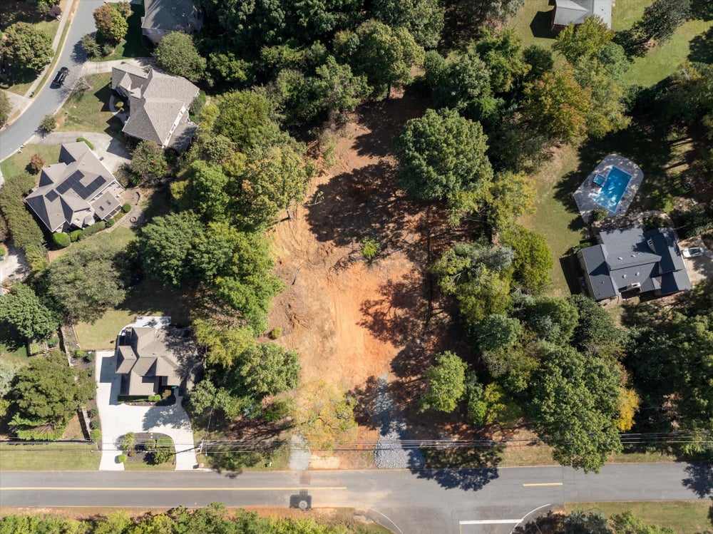 Aerial View of lot. Charlotte, NC 1.092 Lot for Sale