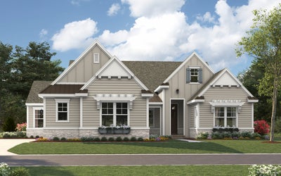 Montecito - American Cottage (a). Montecito Ranch New Home Floor Plan