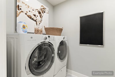 Laundry Room - Second Floor Sample. New Home in Waxhaw, NC