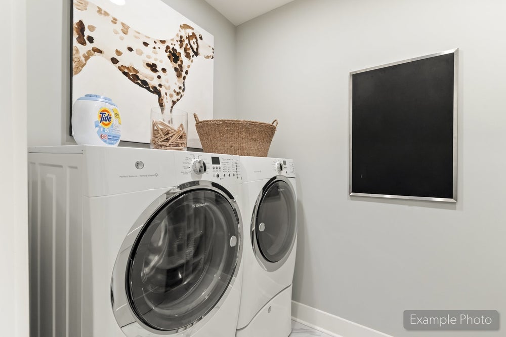 Laundry Room - Second Floor Sample. New Home in Waxhaw, NC