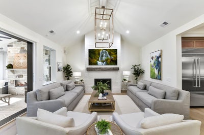 Great Room Sample. New Home in Fort Mill, SC