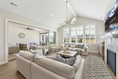 Great Room Sample. 3,721sf New Home in Davidson, NC