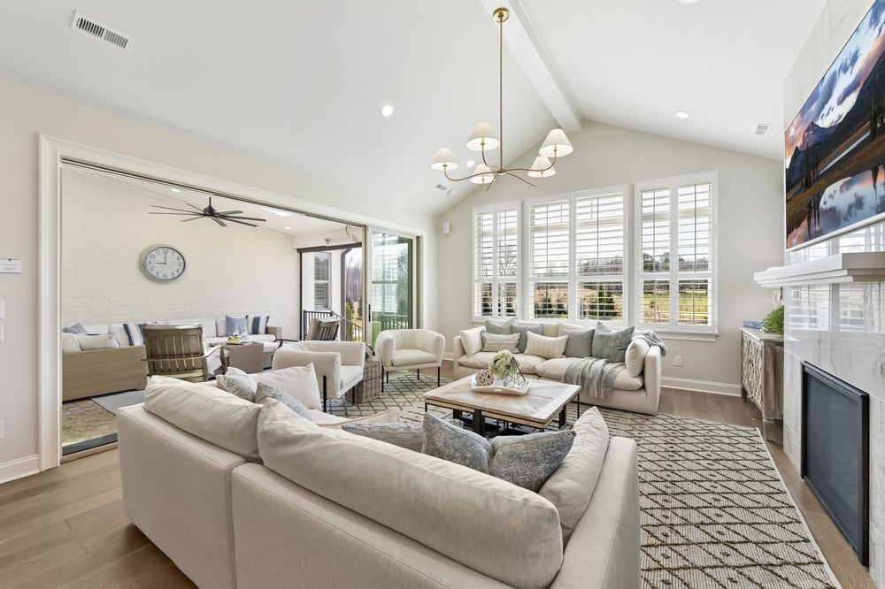 Great Room Sample. 5br New Home in Lancaster, SC