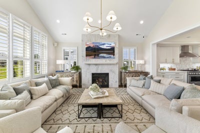Great Room Sample. 5br New Home in Lancaster, SC