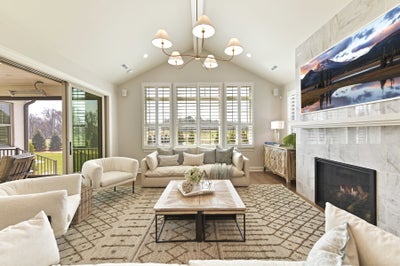 Great Room Sample. 3,894sf New Home in Lancaster, SC