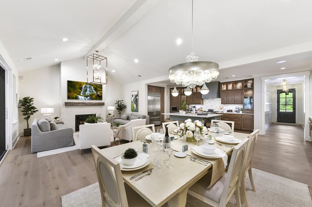 Dining Room Sample. 4br New Home in Fort Mill, SC