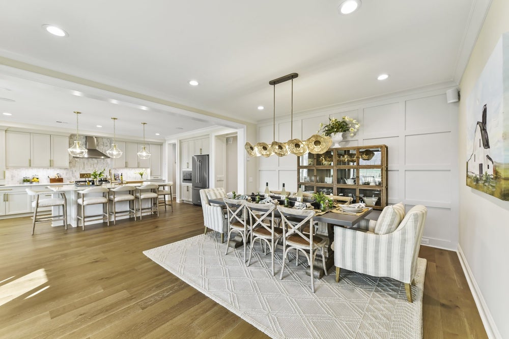 Dining Room Sample. 3,894sf New Home in Lancaster, SC