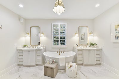 Owner's Bath Sample. New Home in Fort Mill, SC