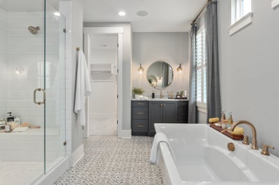 Owner's Bath Sample. 5br New Home in Davidson, NC
