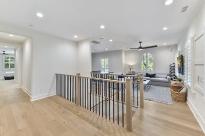Stairway at Bonus Room Sample. Fort Mill, SC New Home