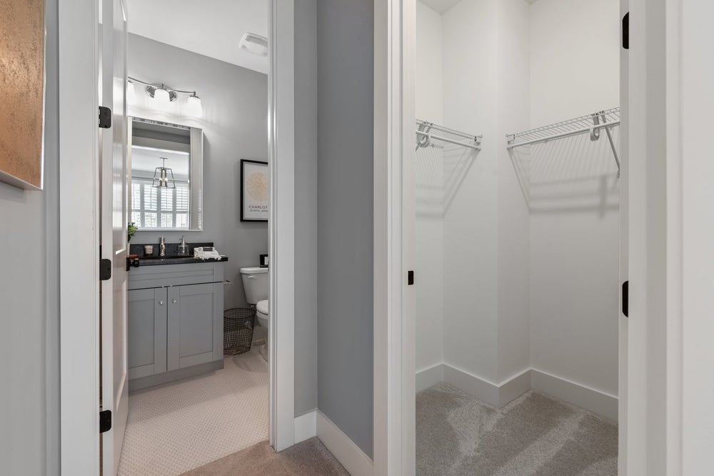 Bedroom 4 Bath and Closet Sample. Davidson, NC New Home