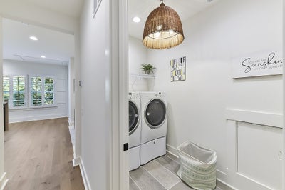 Upstairs Laundry Sample. New Home in Fort Mill, SC