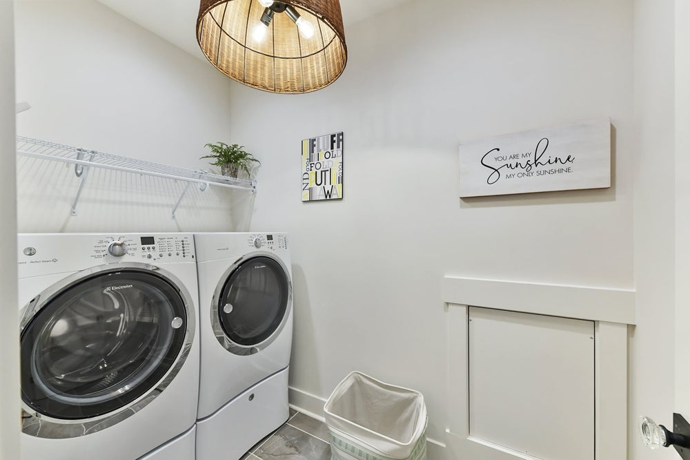 Upstairs Laundry Sample. 3,492sf New Home in Fort Mill, SC