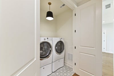 Laundry, Upper Level Sample. 3,894sf New Home in Lancaster, SC