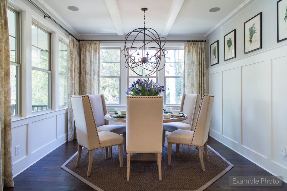 Dining Room Sample. 3,767sf New Home in Mooresville, NC