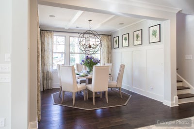 Dining Room Sample. New Home in Mooresville, NC