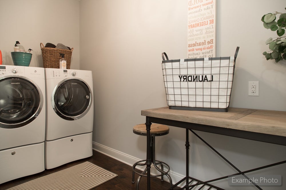 Laundry Room Sample. 3,767sf New Home in Mooresville, NC