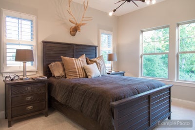 Bedroom 3 Sample. 3,767sf New Home in Mooresville, NC