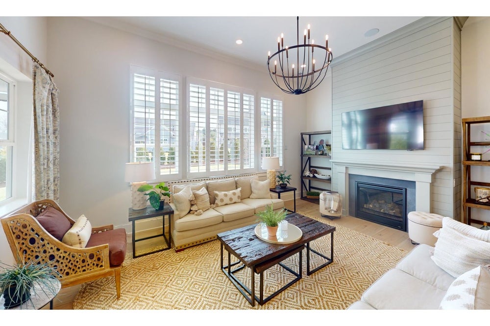 Great Room Sample. New Home in Waxhaw, NC
