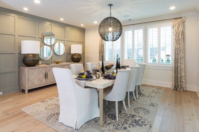 Dining Room Sample. New Home in Waxhaw, NC