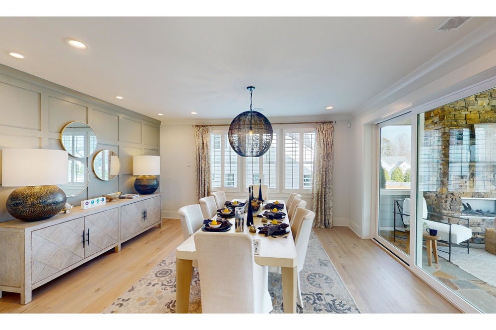 Dining Room Sample. 6,561sf New Home in Waxhaw, NC