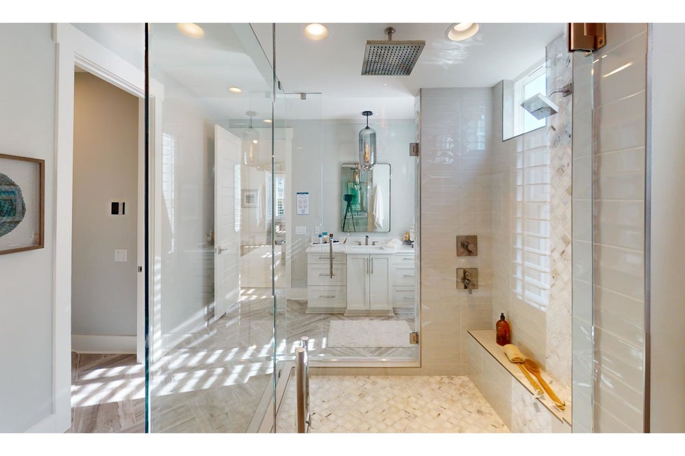 Primary Suite Bath Sample. Waxhaw, NC New Home