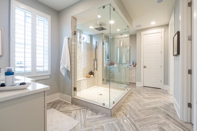 Primary Suite Bath Sample. New Home in Waxhaw, NC