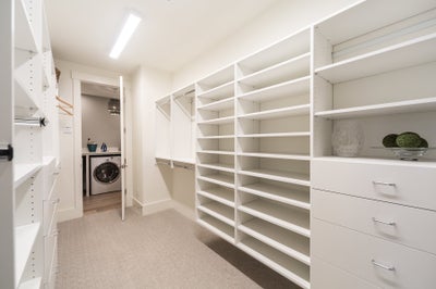 Primary Suite Closet Sample. Waxhaw, NC New Home