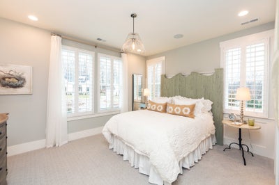 Bedroom 2 and 3 Shared Bath Sample. 6,561sf New Home in Waxhaw, NC
