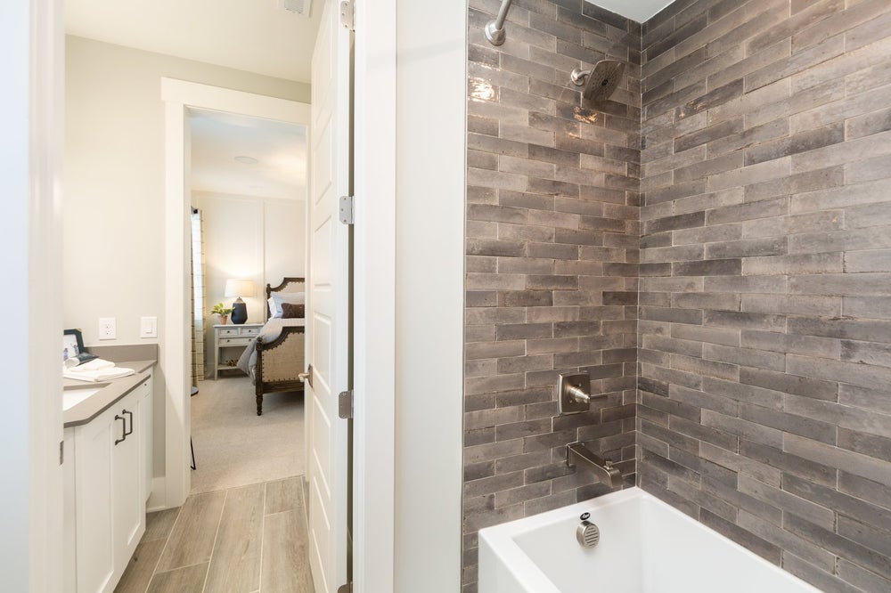 Bedroom 2 and 3 Shared Bath Sample. 6,561sf New Home in Waxhaw, NC