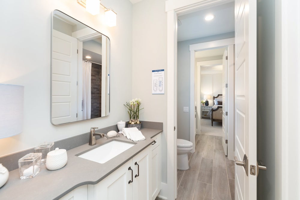 Bedroom 2 and 3 Shared Bath Sample. 5br New Home in Waxhaw, NC