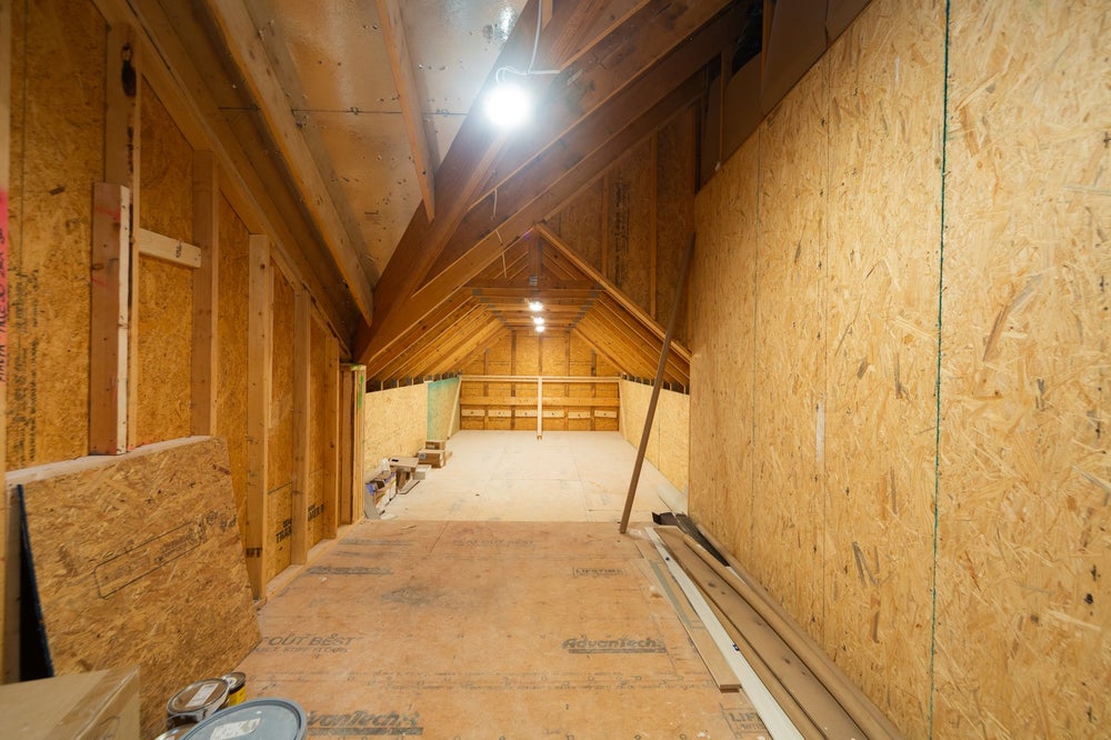 Unfinished Storage Sample. 6,561sf New Home in Waxhaw, NC
