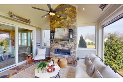 Outdoor Living Sample. 6,561sf New Home in Waxhaw, NC