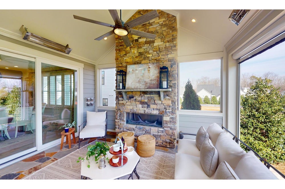 Outdoor Living Sample. New Home in Waxhaw, NC