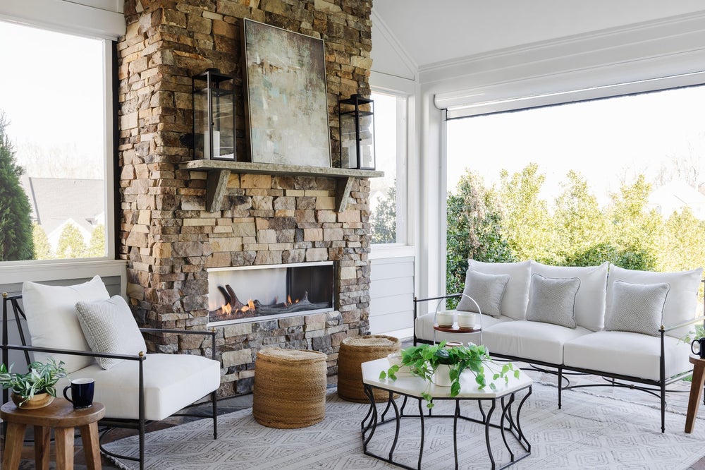 Outdoor Living Sample. New Home in Waxhaw, NC