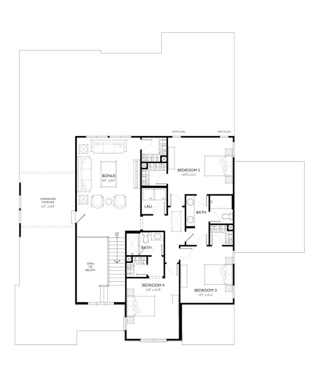 McLean South Shore, Lot 15 - Upper Level. 5br New Home in Clover, SC