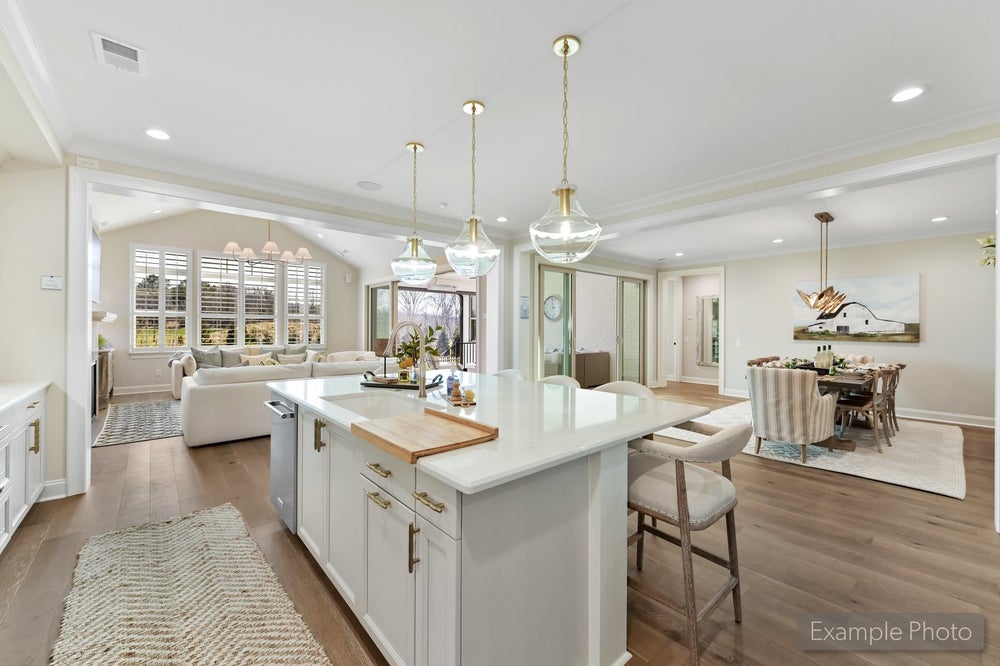Kitchen Sample. Clover, SC New Home