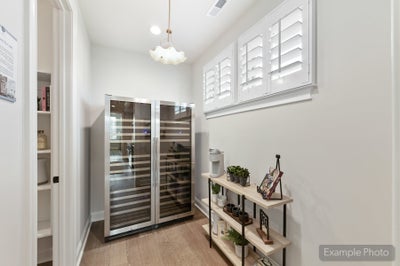 Home Office off the Kitchen Sample. 3,747sf New Home in Clover, SC